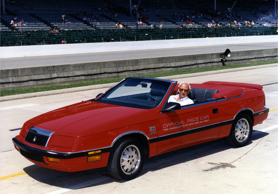 Chrysler LeBaron Convertible Indy 500 Pace Car 1987 images