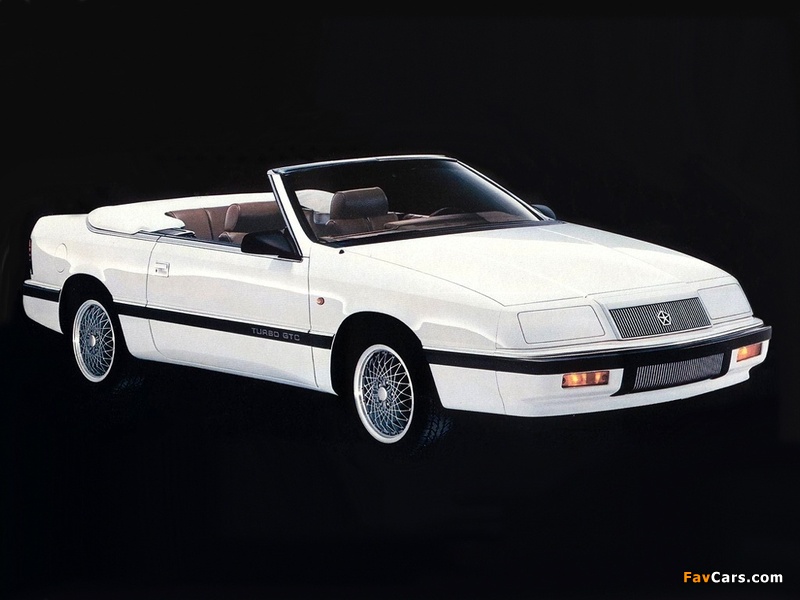 Chrysler LeBaron Convertible 1987–92 photos (800 x 600)