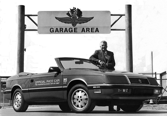 Chrysler LeBaron Convertible Indy 500 Pace Car 1987 wallpapers