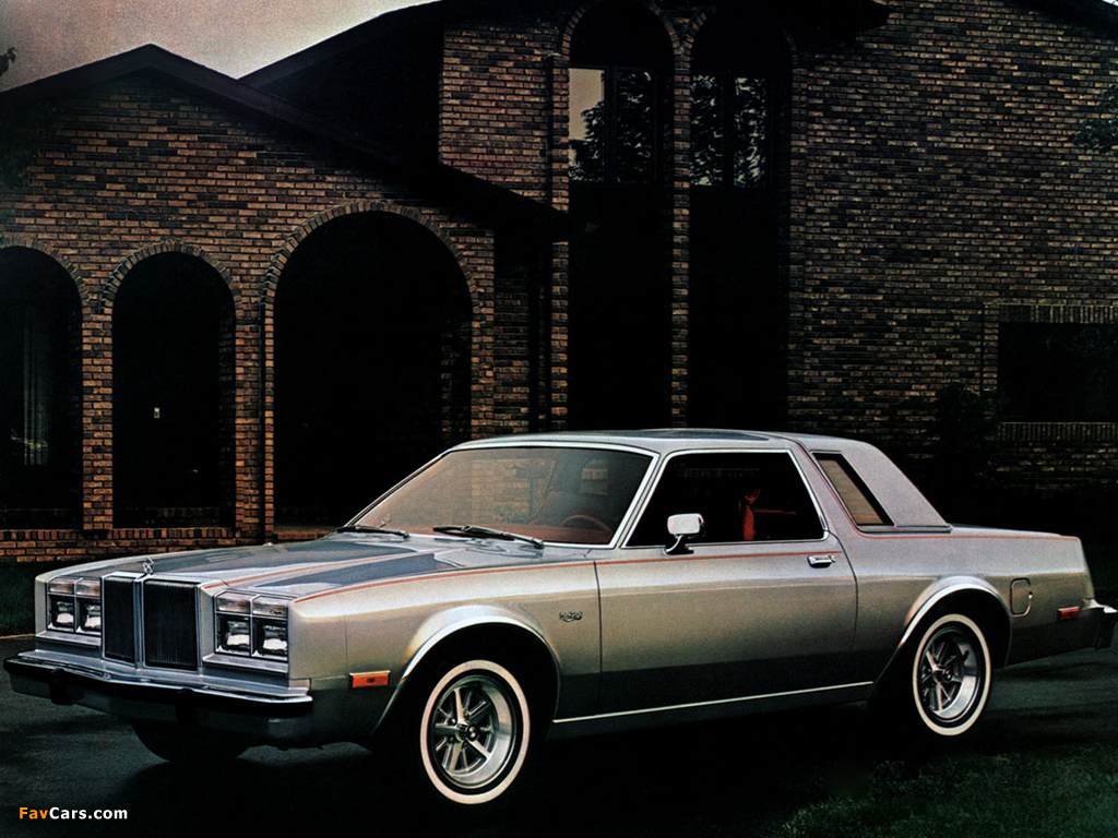 Images of Chrysler LeBaron Medallion Coupe 1981 (1024 x 768)