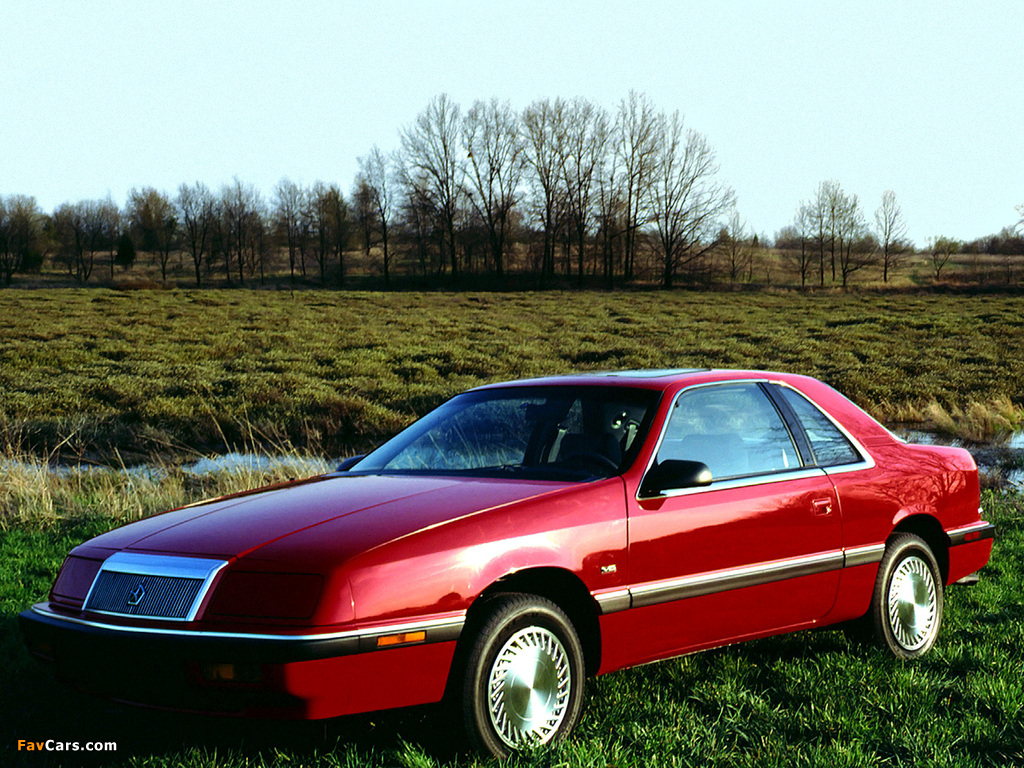 Images of Chrysler LeBaron Coupe 1987–92 (1024 x 768)