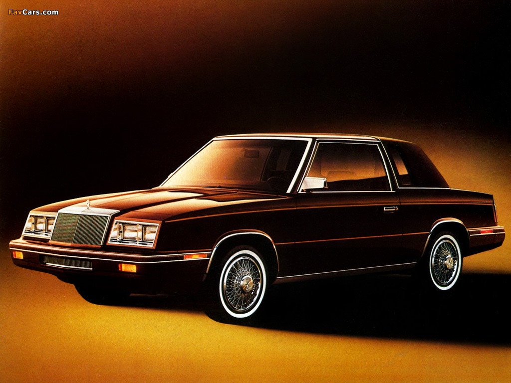 Pictures of Chrysler LeBaron Coupe 1982–85 (1024 x 768)