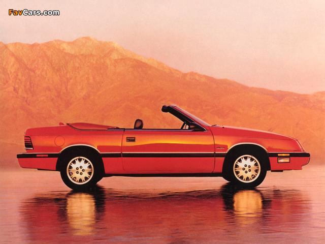 Chrysler LeBaron Convertible 1987–92 wallpapers (640 x 480)