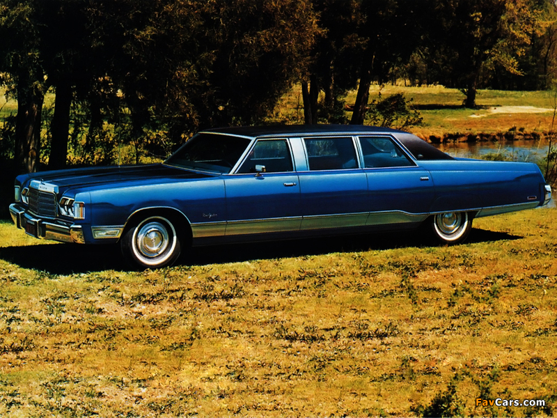 Pictures of Chrysler 4-door Limousine by Armbruster-Stageway 1974 (800 x 600)