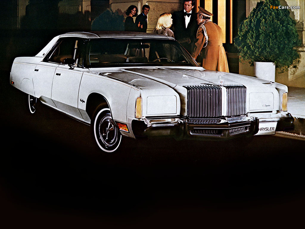Chrysler New Yorker Brougham Hardtop Sedan (CS43) 1977 pictures (1024 x 768)