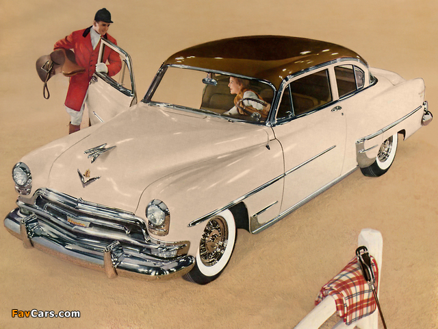 Photos of Chrysler New Yorker DeLuxe Club Coupe 1954 (640 x 480)