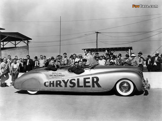 Chrysler Newport Dual Cowl Phaeton LeBaron Pace Car 1941 pictures (640 x 480)