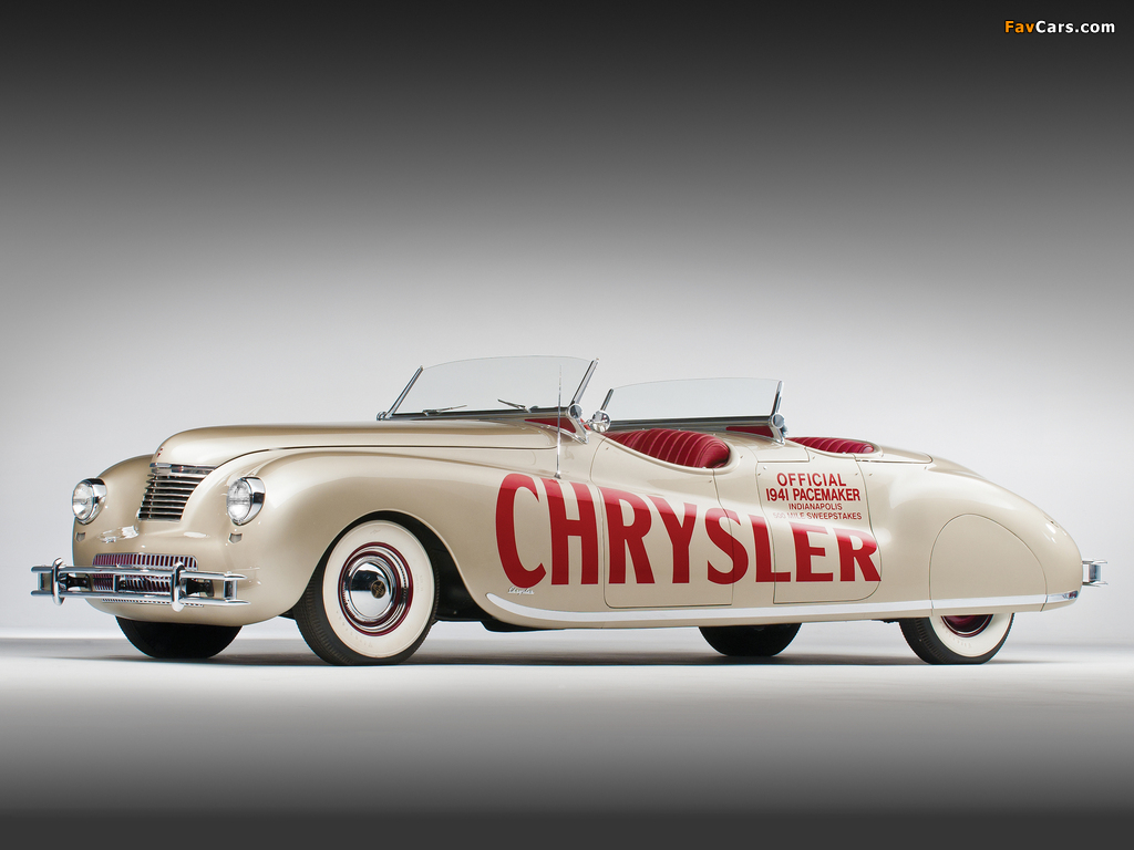 Chrysler Newport Dual Cowl Phaeton LeBaron Pace Car 1941 pictures (1024 x 768)