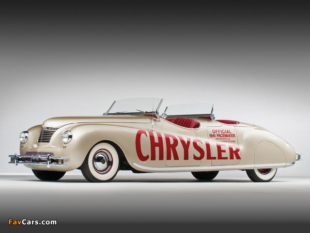 Chrysler Newport Dual Cowl Phaeton LeBaron Pace Car 1941 pictures (640 x 480)