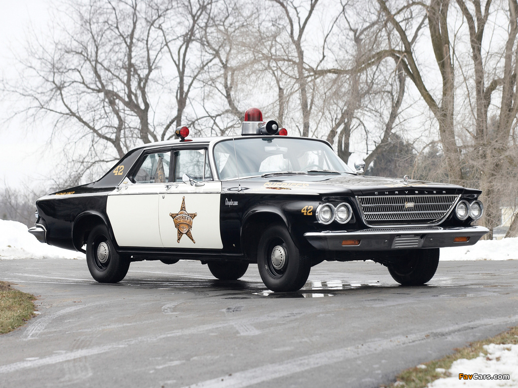 Chrysler Newport Police Cruiser 1963 images (1024 x 768)