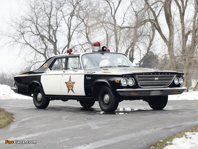 Chrysler Newport Police Cruiser 1963 images (640 x 480)
