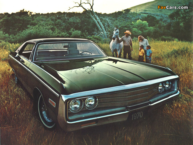 Chrysler Newport Custom Hardtop Sedan (CL43) 1970 wallpapers (640 x 480)