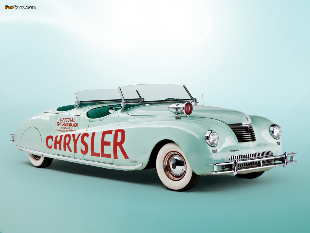 Images of Chrysler Newport Dual Cowl Phaeton LeBaron Pace Car 1941 (1024 x 768)