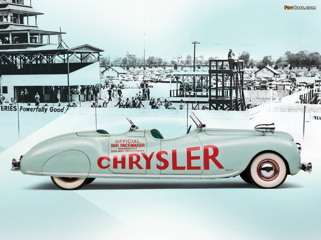 Images of Chrysler Newport Dual Cowl Phaeton LeBaron Pace Car 1941 (1024 x 768)