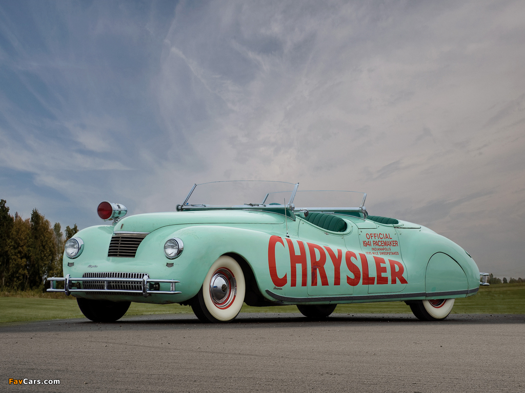Photos of Chrysler Newport Dual Cowl Phaeton LeBaron Pace Car 1941 (1024 x 768)