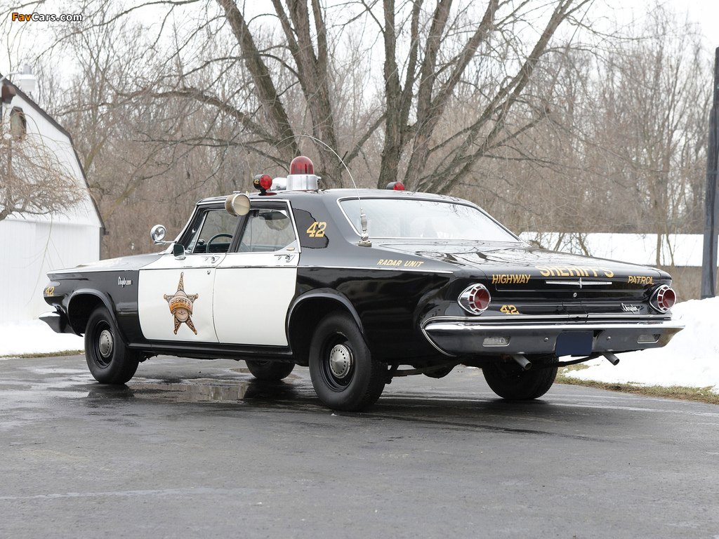 Photos of Chrysler Newport Police Cruiser 1963 (1024 x 768)