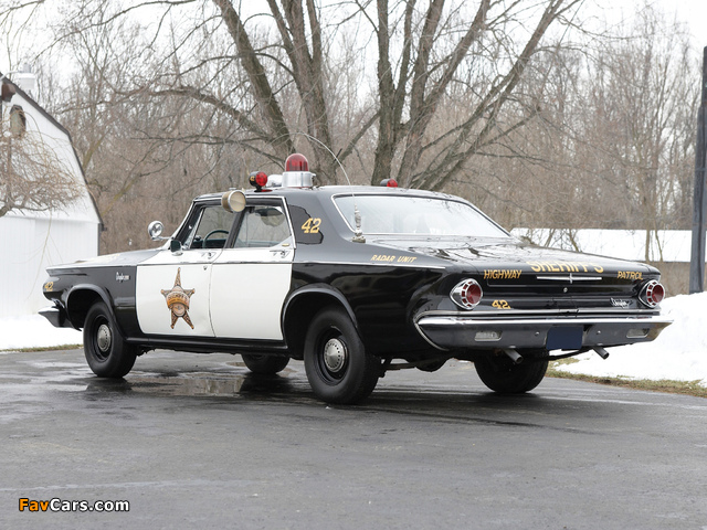 Photos of Chrysler Newport Police Cruiser 1963 (640 x 480)