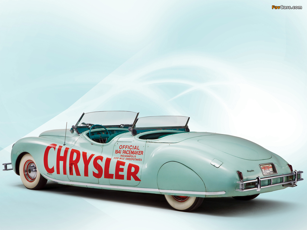 Pictures of Chrysler Newport Dual Cowl Phaeton LeBaron Pace Car 1941 (1024 x 768)
