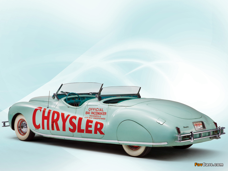 Pictures of Chrysler Newport Dual Cowl Phaeton LeBaron Pace Car 1941 (800 x 600)