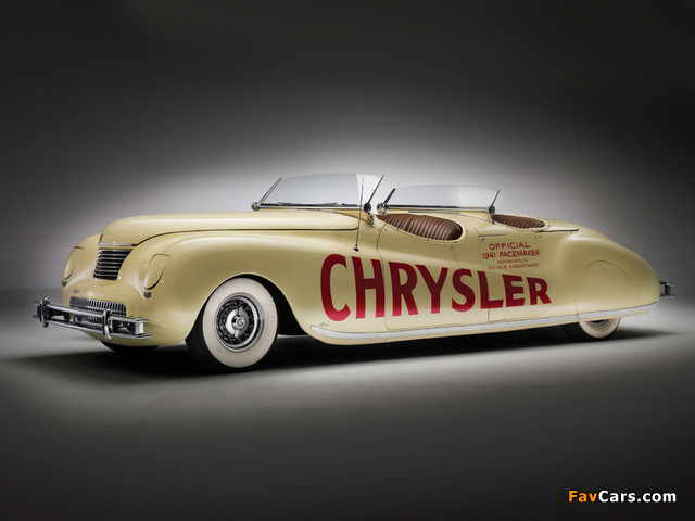 Chrysler Newport Dual Cowl Phaeton LeBaron Pace Car 1941 wallpapers (640 x 480)