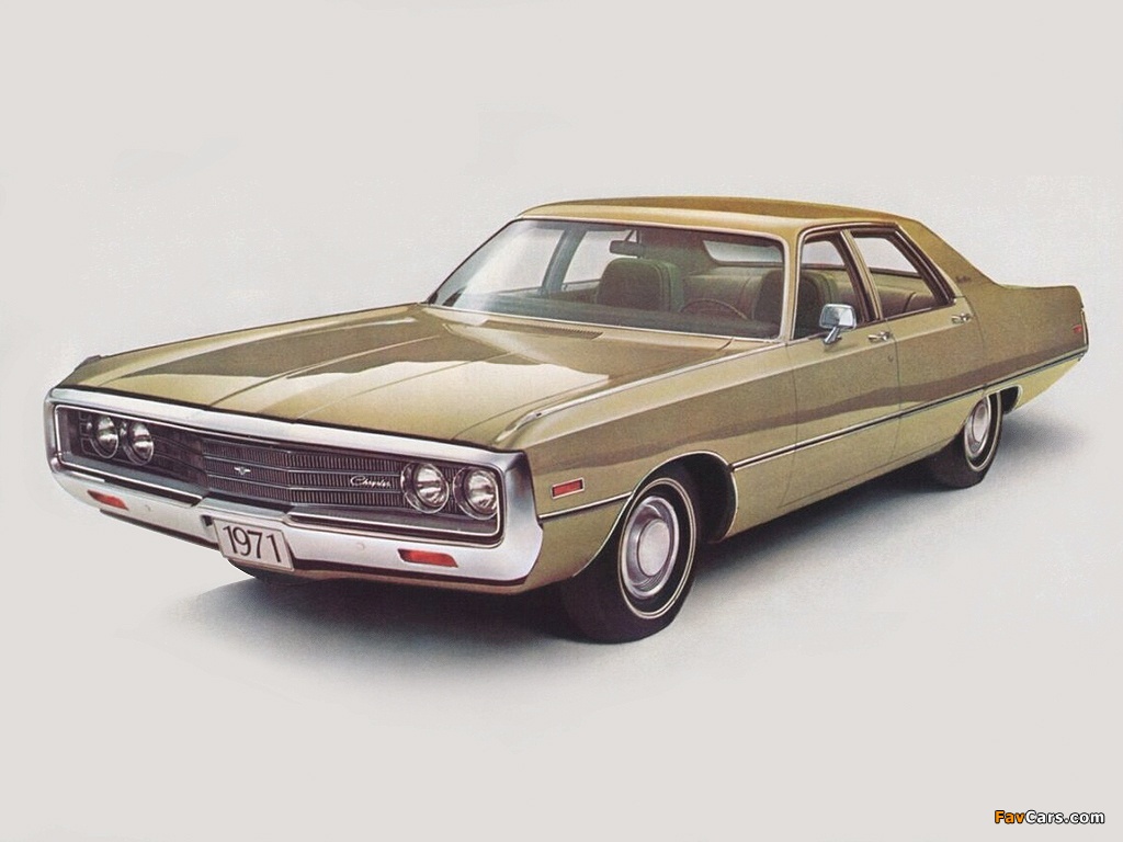 Chrysler Newport Custom 4-door Sedan 1971 wallpapers (1024 x 768)