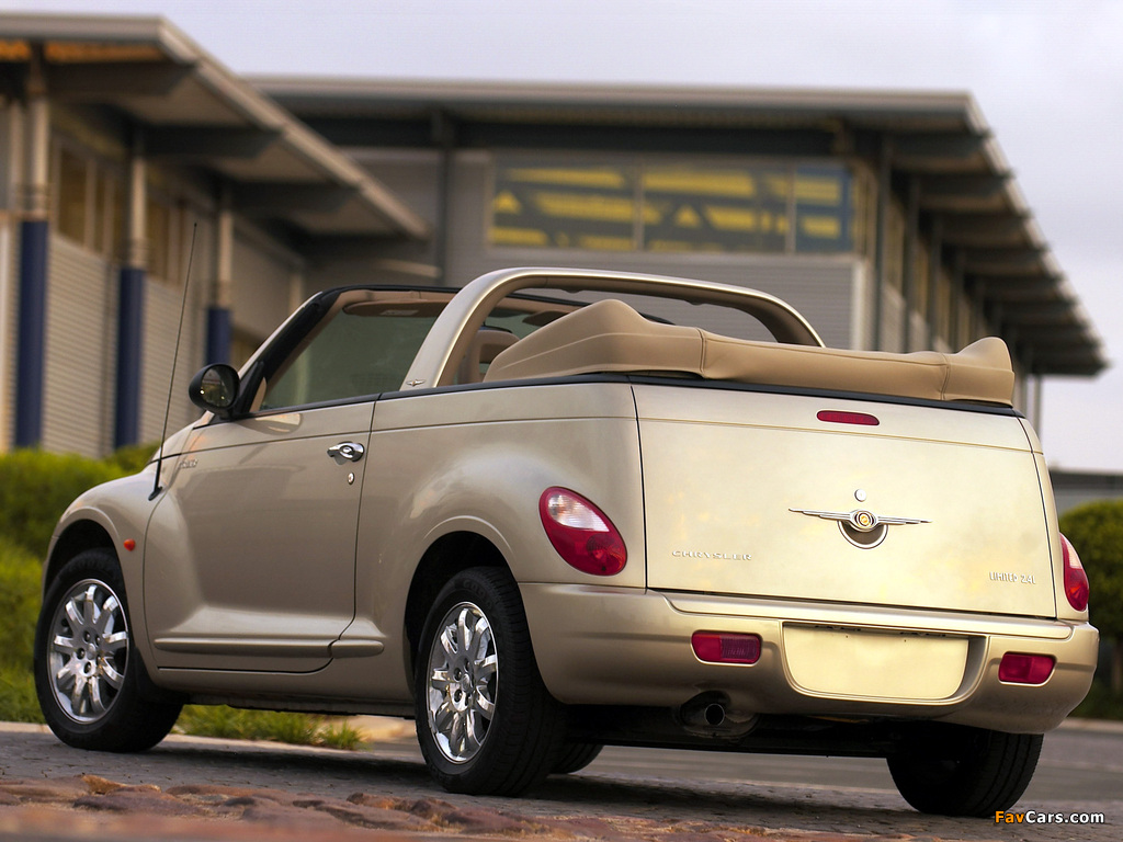 Photos of Chrysler PT Cruiser Convertible UK-spec 2006–07 (1024 x 768)