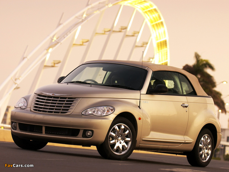 Chrysler PT Cruiser Convertible UK-spec 2006–07 wallpapers (800 x 600)