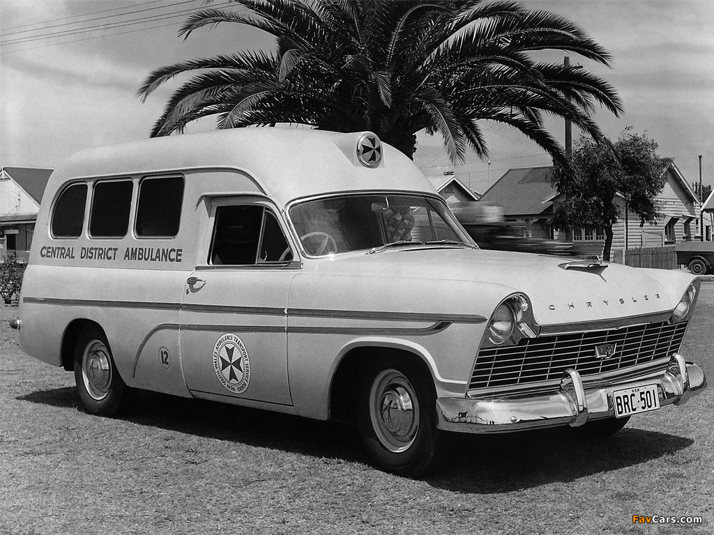 Chrysler Royal Ambulance by Comeng (AP1) 1957–58 photos (1024 x 768)