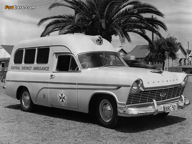 Chrysler Royal Ambulance by Comeng (AP1) 1957–58 photos (640 x 480)