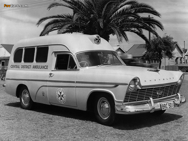 Chrysler Royal Ambulance by Comeng (AP1) 1957–58 photos (800 x 600)