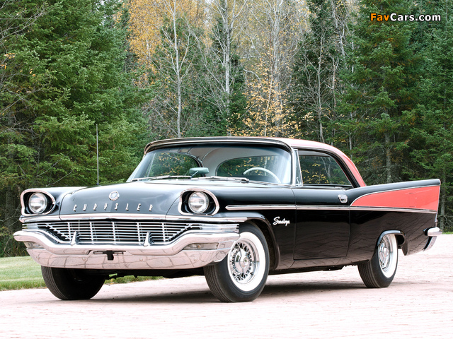 Chrysler Saratoga Hardtop Coupe (C75-2 256) 1957 pictures (640 x 480)