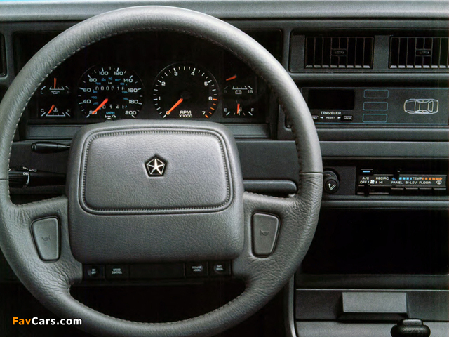 Chrysler Saratoga 1991 pictures (640 x 480)