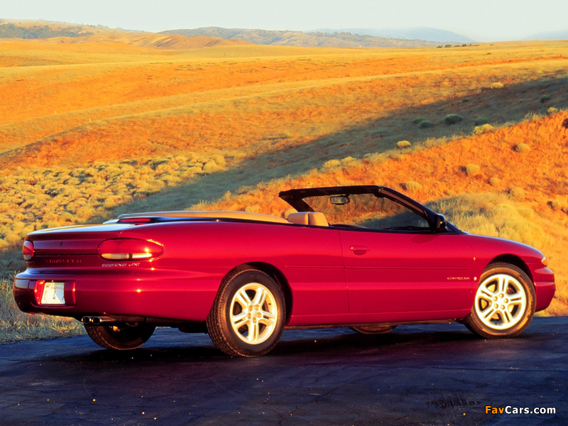 Chrysler Sebring Convertible 1996–2001 photos (800 x 600)