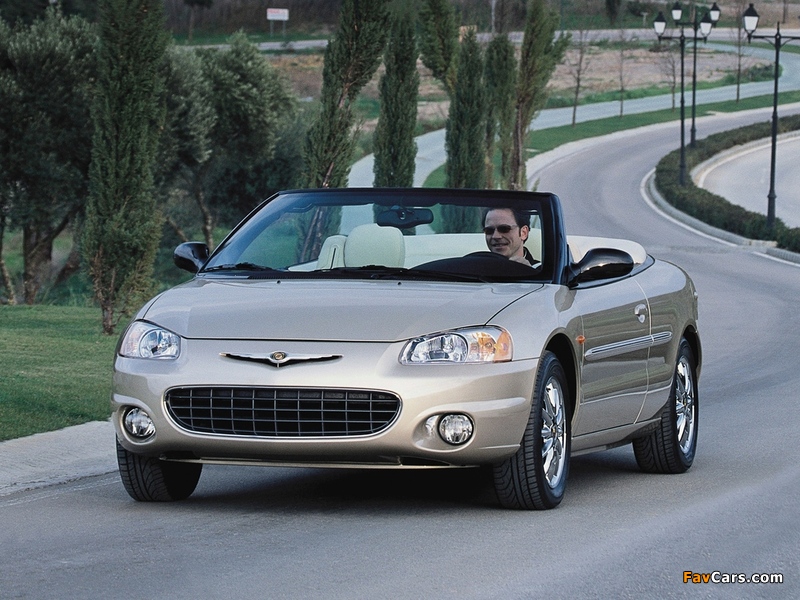 Chrysler Sebring Convertible 2001–04 images (800 x 600)