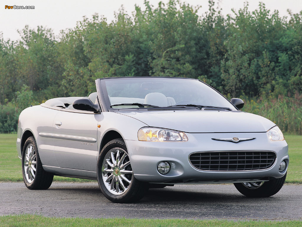 Chrysler Sebring Convertible 2001–04 photos (1024 x 768)