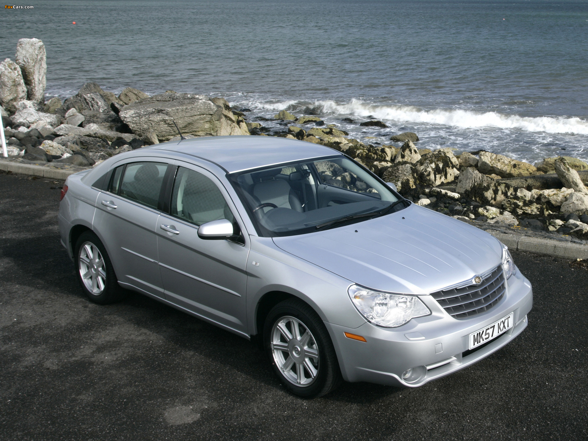 Chrysler Sebring Sedan UK-spec 2006–10 wallpapers (2048 x 1536)