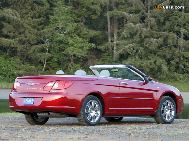 Chrysler Sebring Convertible 2007–11 pictures (640 x 480)