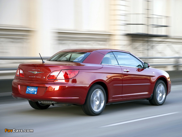 Images of Chrysler Sebring Convertible 2007–11 (640 x 480)