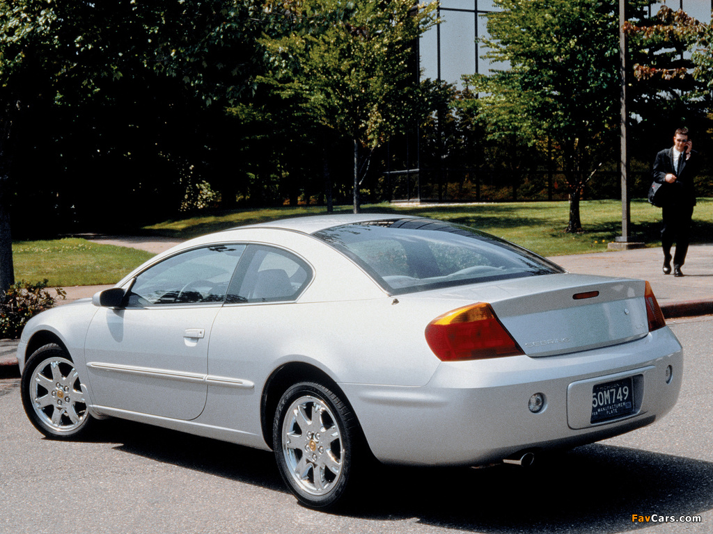 Chrysler Sebring Coupe (ST) 2000–03 wallpapers (1024 x 768)