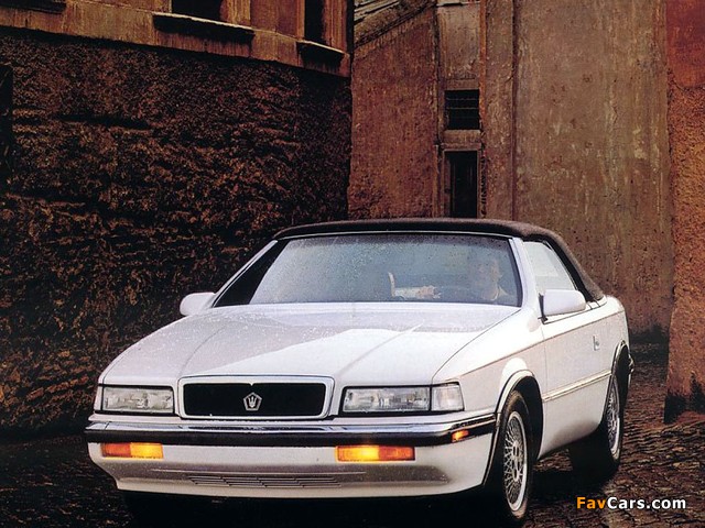 Pictures of Chrysler TC by Maserati 1989–91 (640 x 480)