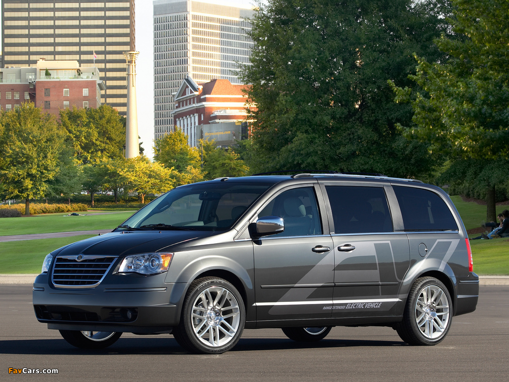 Chrysler Town & Country EV Concept 2009 wallpapers (1024 x 768)