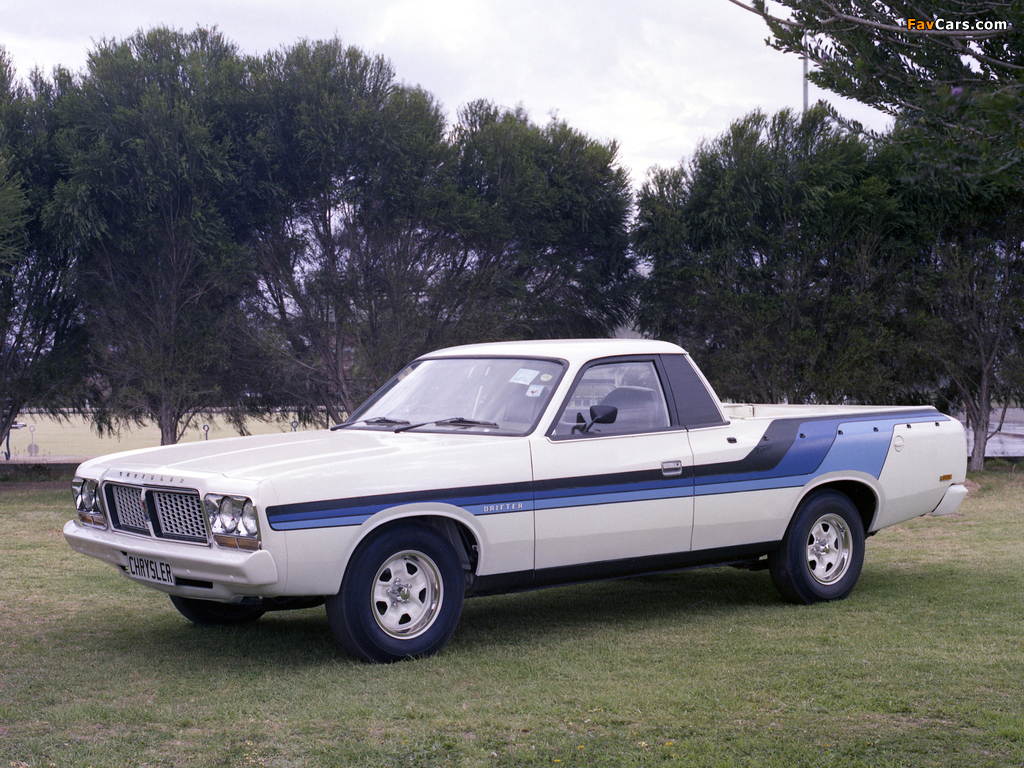 Pictures of Chrysler Valiant Drifter Utility (CL) 1976–78 (1024 x 768)
