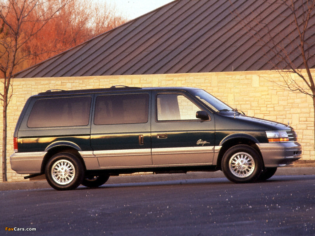 Pictures of Chrysler Grand Voyager 1991–96 (1024 x 768)