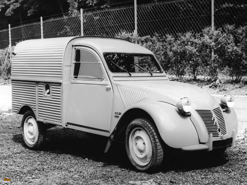Citroën 2CV Fourgonnette AZU 1955–58 images (1024 x 768)