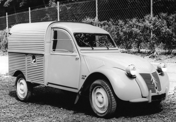 Citroën 2CV Fourgonnette AZU 1955–58 images