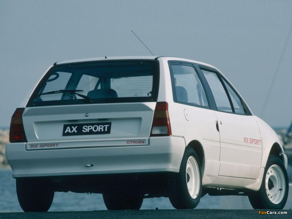 Citroën AX Sport 1987 images (1024 x 768)