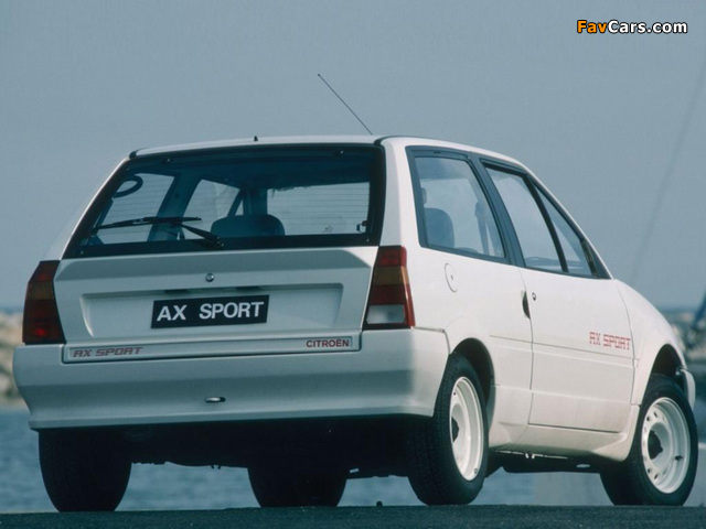Citroën AX Sport 1987 images (640 x 480)