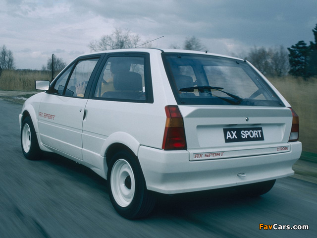 Citroën AX Sport 1987 images (640 x 480)