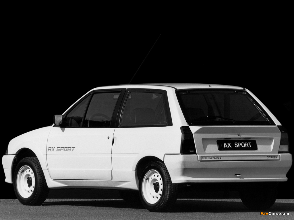 Citroën AX Sport 1987 photos (1024 x 768)
