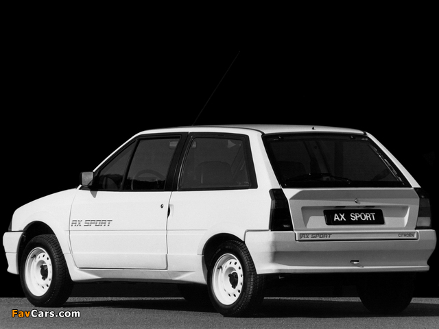 Citroën AX Sport 1987 photos (640 x 480)